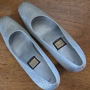 Elegant Silver Women's Shoes